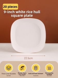 TAFUMAN | Disposable Food Grade Extra Thick Heat Resistant Dinner Plate