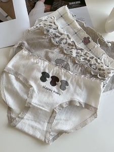 (Ladybragi)👙A-108 กางเกงในน่ารักผ้าคอตตอน เซ็ตลายน้องหมาน่ารัก โทนสีน้ำตาล พร้อมส่ง