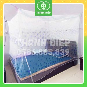 (ĐỦ SIZE) Mùng voan bông loại tốt  1m2x2m 1m6x2m 1m8x2m 2m5x2m 3mx2m nhiều màu - Mùng mền Thanh Diệp