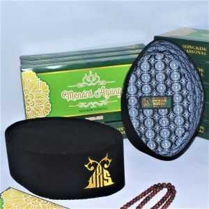 Songkok Uas Ustadz Abdul Somad Terbaru Peci Hitam Uas Anak Anak Dan Dewasa Tinggi 9