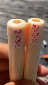 Pipa GG Asli Lokal Panjang 15cm Model Bulat & Segilapan Gemuk Bahan Merah Bening