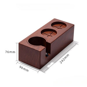 JUSTINLAU | JUSTINLAU Wood Grain ABS Coffee Knock Box Multi Function Coffee Tamper Station Portafilter Holder For Barista Home Cafe