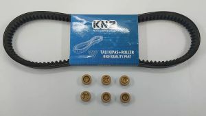 Fanbelt + Roller NEX (KNZ) Tali Kipas Vanbel V-belt Vanbelt Set Paket Roler Matic Suzuki Nex Karbu