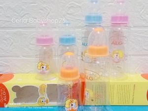 Algo Botol Susu Bayi 280ml tanpa gagang untuk Usia 6 bulan keatas Bahan PP Berkualitas BPA Free 8111