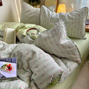 Suxuan | Soft Cotton Color Woven Bedding Set