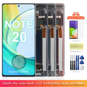 Màn Hình LCD Thay Thế Samsung Galaxy Note20 N980F Với Màn Hình Cảm Ứng Hỗ Trợ Bút S Pen Và Cảm Biến Vân Tay Khung Lắp Ráp
