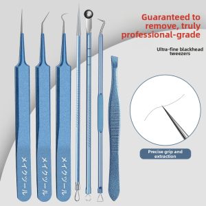plys | Acne Removal Tool Set Super Sharp Extraction Tweezers Blackhead Needles