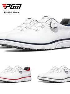 PGM GOLF | Mens Summer Breathable Non-slip Waterproof Spiked Golf Shoes