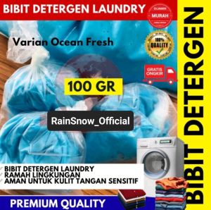 LazMall Bibit Detergent Biang Detergent Laiundry Pakaian Binatu Pembersih Baju Anti Noda Anti Bakteri Pengharum Pakaian 100gram 1000gram dan 2000gram