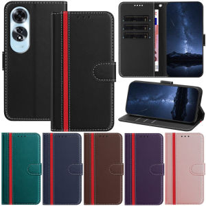 Luxury Wallet Flip case For Oppo A60 A38 A18 A57 A77 A17 A78 4G A3 Pro 5G A78 A98 A79 5G A77S A57S 2022 Retro Book Card Slot Soft Leather Skin Protect Stand Cover