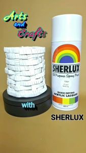 Sherlux All Purpose Spray Paint - Quick Drying Acrylic Lacquer Flat Colors