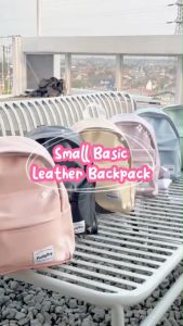 Paddy ID - Small Basic Leather Backpack - Tas Wanita Mini Sekolah Serbaguna