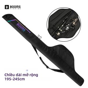 Booms Fishing | Hộp Đựng Cần Câu Và Máy Câu Booms Fishing 195cm Thiết Kế Mở Rộng Có Thể Gấp Gọn 50cm Túi Đựng Cần Câu Bằng Nylon Chống Thấm Nước Nhẹ Dung Tích Lớn Dùng Cho Câu Cá Biển