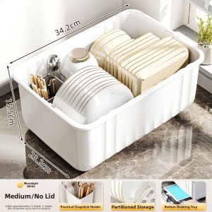 MEIZHUFU | Storage and Drip Rack for Dishes Utensils