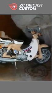 Miniatur HONDA C70 Bekjul Diecast HONDA C70 Replika HONDA C70 Skala 1:18. Bisa FULL CUSTOM WARNA DAN PLATNOMOR