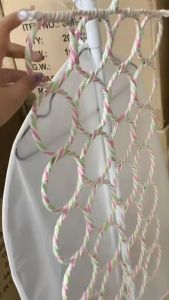 Scarf Rack Hanger Gantung Hijab Jilbab Syal Dasi dll 28 Ring 9cm