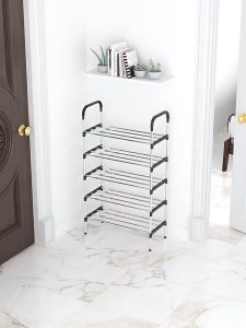 Kệ giày dép 5 tầng khung inox lắp ghép giá để giày 5 tầng inox hàng nhập khẩu loại 1