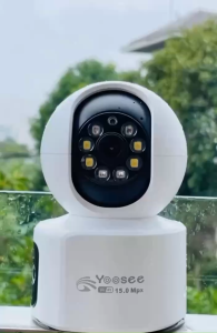 (New 2026 KÈM CHÂN ĐẾ) Camera Wifi YOOSEE Không Dây 2 Mắt Xem 2 Màn Hình Cùng Lúc Xoay 360 Độ Xem Đêm Có Màu Hỗ Trợ Đàm Thoại 2 Chiều