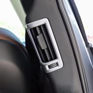 Ốp Trang Trí Cửa Gió Điều Hòa Cột B Volvo XC60 V90 S90 Phụ Kiện Nhựa ABS Dành Cho Các Mẫu Xe 2018-2025