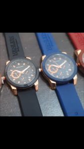 Jam Tangan Wanita Masa Kini / Jam Tangan HENLEIN Karet Tanggal Aktif CRono Variasi