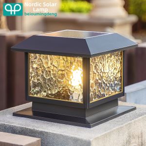 BEIOUMINGDENG | Waterproof Solar Pillar Lights
