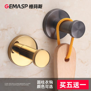 European Style Hook Perforated Clothes Hook Wall Hanging Single Wall Hook Door behind Creative Coat and Hat Hook Wall Single Hanging Clothes Hook