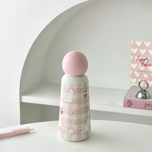 Compact Portable Aesthetic Cute Thermos Cup