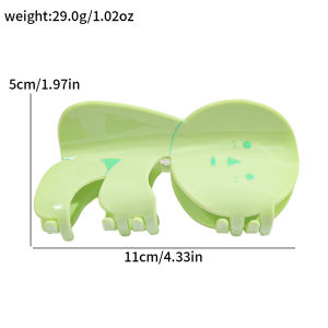 Cartoon Green Hair Clip Decoration Freshly Colored Practical Daily Use Hair Grips Hair Accessories Hairband Hairpin