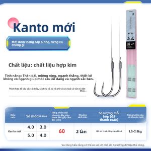 CHUANZE | Dụng Cụ Cá Đánh Bắt Sẵn Đôi Móc Không Nút