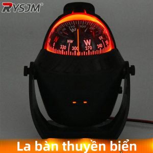 QUẢNG CÁO La Bàn Hải Lý Để Điều Hướng Biển La Bàn Thuyền Xoay Biển Chống Nước Với Đèn LED Điện Tử Màn Hình Mặt Số Tương Tự