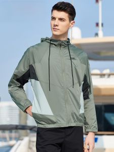 Jeep | Jeep Mens Lightweight Breathable Outdoor Fishing Clothing UV Protection Windproof Waterproof Quick Dry Large Size Skin Clothes