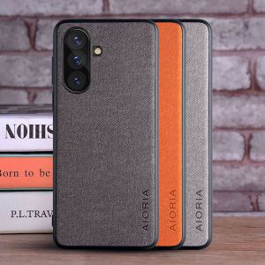 Case for Samsung Galaxy A27 A37 A57 Textile Leather Fashion Soft TPU Hard PC 3 in1 material for Samsung Galaxy A27 Case funda