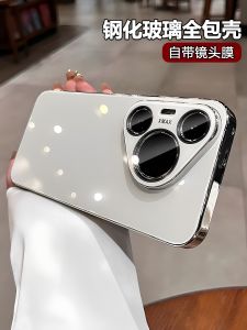 Huawei Pura80Pro Female Version Tempered Glass Phone Case Full Cover with Lens Film Anti-Fall Protective Shell Ultra Premium Feel