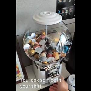 capsule coffee machine Capsule Egg Machine 扭蛋机 Storage box egg twisting machine blind box machine candy box coffee capsule storage vending machine snack