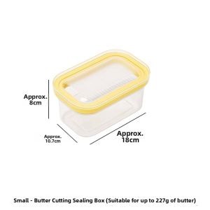 Butter Cheese Food Storage Container Cutter