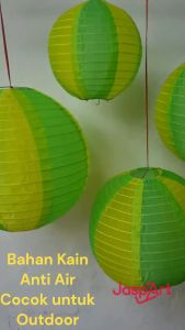 Lampion LEBARAN HIJAU KUNING LAMPION IDUL FITRI LAMPION KAIN EID MUBARAK HIASAN LEBARAN DEKORASI IDUL FITRI