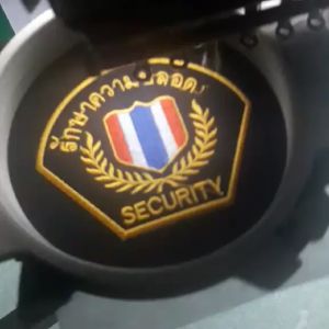 อาร์มปัก รปภ. รักษาความปลอดภัย SECURITY  ปักแน่น การเสริมจมูก คุ้มราคา