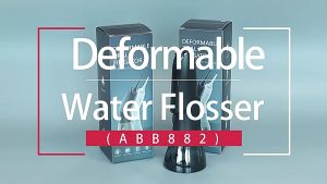 Deformable Oral Irrigator Portable Water Flosser USB Rechargeable Dental Flosser
