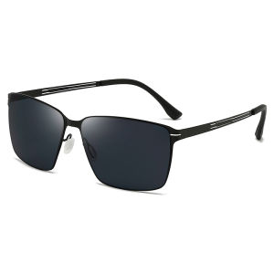 New Fashion  Polarized Sunglasses For MenFashionable Square StyleUv ProtectionSuitable For Driving And Sun Protection 5138