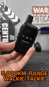 1Year Free SIM Card OKARADIO P02 Global POC Radio 6000KM No License Required Global Walkie Talkie Long Range Waterproof Type-C Charging Network Intercom for Family Logistics Company Construction Warehouse