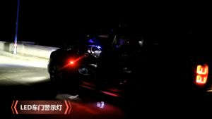 2PCS Car Door Safety Warning LED Light Wireless Anti-collision Waterproof Signal