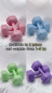 (Q314) BG -Tạ tay 2KG 4 màu cao cấp thép đặc bọc cao su nhám thái lan tập Gym (2CÁI)