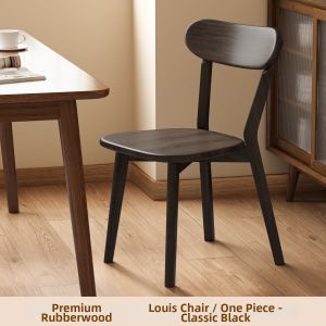 MU FENG ZHI NAN | Modern Simple Backrest Dining Chair