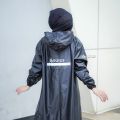 Jas Hujan Mantel Wanita Model Gamis Perempuan Warna Hitam Kualitas Terbaik Bahan Tebal Dan Premium Syari. 