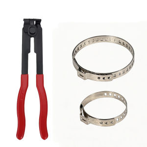 CV Joint Boot Clamp Pliers Tool Ear Type Hose Banding Pliers For Car Axle Boot Clamp Fuel Filter Exhaust Pipe Repair Kit Set