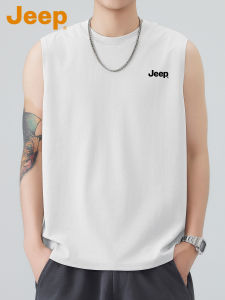 Jeep | Long Staple Cotton Sleeveless T-Shirt Vest Men