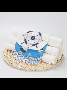 4 Layer Baby Back Towel Soft Absorbent Cotton Sweat Saliva Small Back Towel