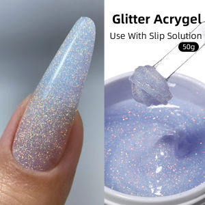 MSHARE 50g Shimmer Acrylic Gel Extension Acryl Hard Gel Nails Sculpting Gel Nail Construction Professional