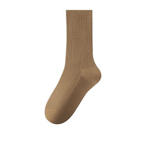 Pure Cotton Mid-Calf Stripe Socks: A Must-Have for Women's Spring & Autumn Wardrobe