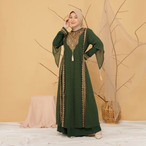 Abiyyuco TA9019 | Gamis Abaya Turki Terbaru 2022 Turkey Mewah Turky Hitam Putih dan Warna
